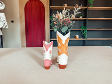 Load image into Gallery viewer, PDF Pottery Template - Cowgirl Boot - Slab Building Pattern - Pottery Tutorial

