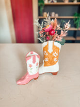 Load image into Gallery viewer, PDF Pottery Template - Cowgirl Boot - Slab Building Pattern - Pottery Tutorial
